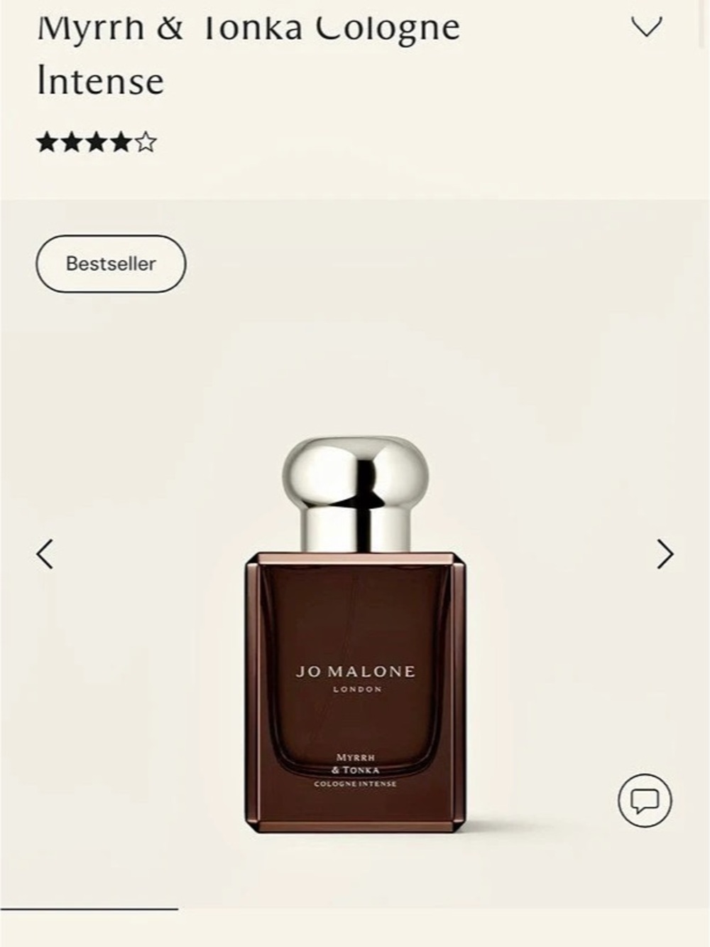 Jo Malone London Myrrh & Tonka Cologne Intense 30 ml